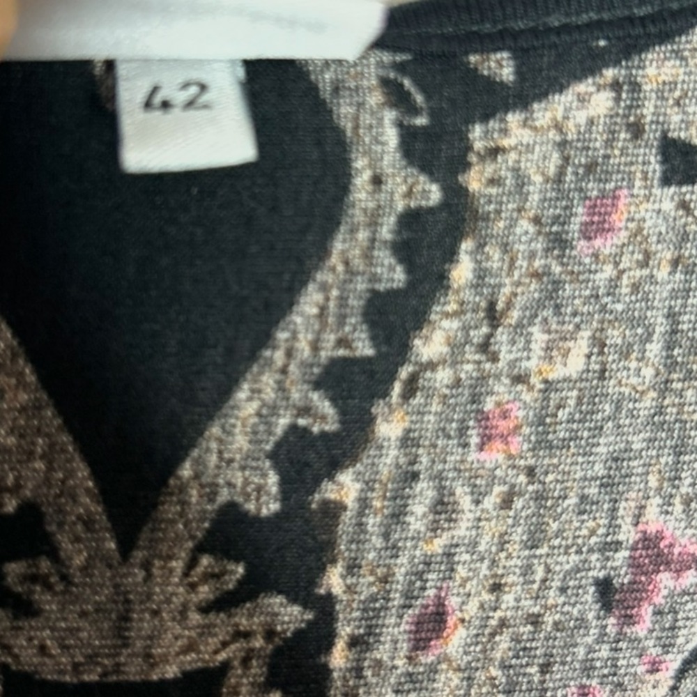 LASCANA Women's paisley pattern Lace Up Dress Tie size 42 US 12 - Picture 10 of 10
